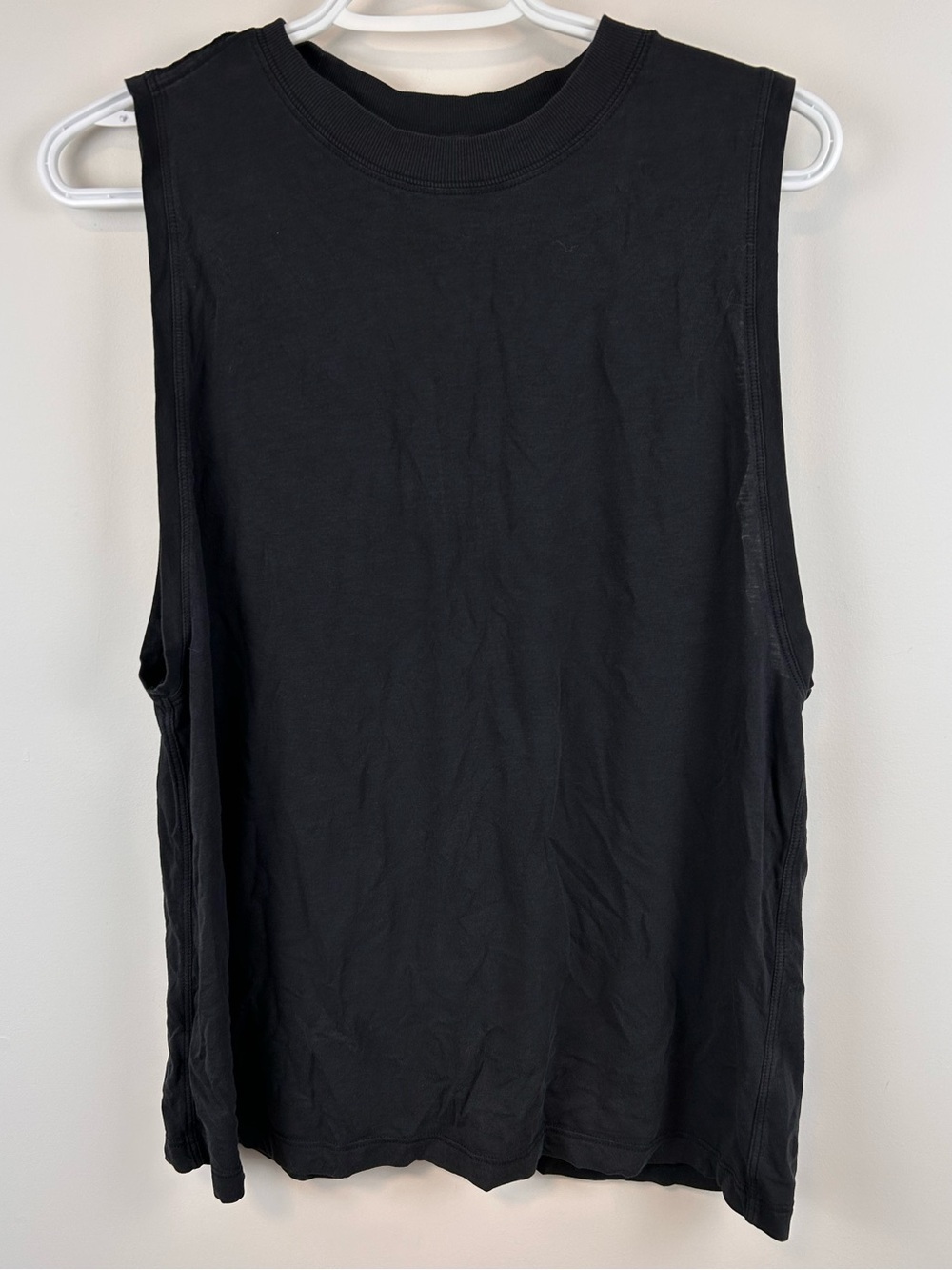 Lululemon Sleeveless Jersey Muscle Tank Black Lightweight Estimated M | Read